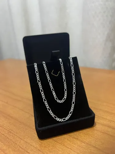Conjunto Cordão & Pulseira - Prata 925 / Cordão masculino 