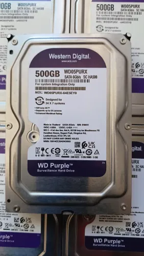 Hd wd Purple 500gb dvr nvr cftv CPUs