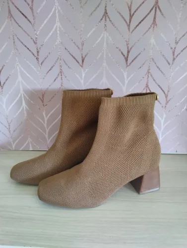 Bota Meia Constance 34 Linda Confortável