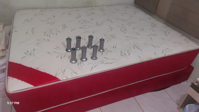 CONJUNTO BOX MILLENIUM KING VERMELHA EUROSONO 