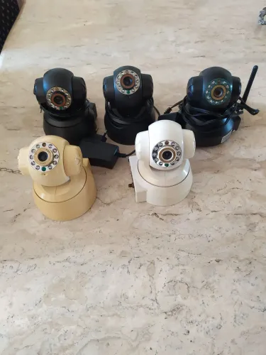 5 Câmeras de vigilância com cabo RJ45 (IP)