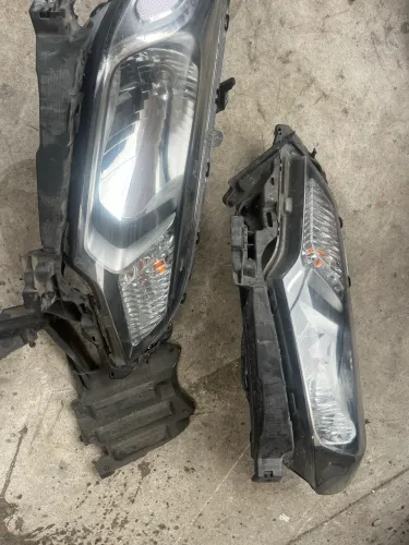 F par de farol Honda Fit com led 15/21