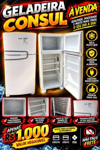Geladeira Consul duo plex
