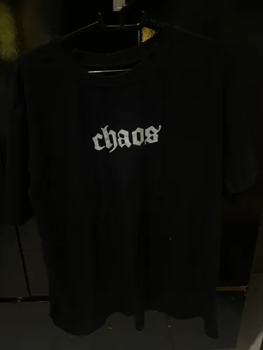 Camiseta Masculina Preta Oversized Básica - Nova