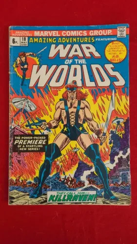 Revista comics Amazing Adventures 18 - estréia de Killraven