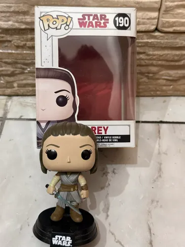 Combo Funko Pop Rey e Poe Dameron - Star Wars