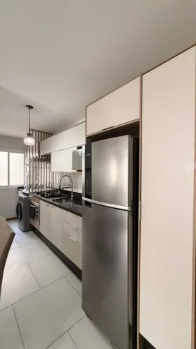 Apartamento Mobiliado 2 Quartos no Jardins de Monet - Pronto para Morar em Fundos - Biguaç