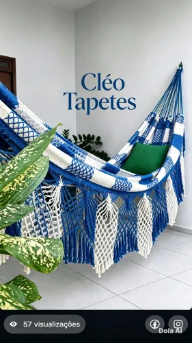 Vendo redes de luxo casal 100% algodão