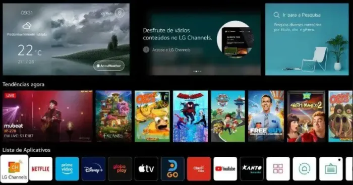 Smart TV 50? 4K LED LG Wi-Fi Bluetooth HDR Alexa Google Assistente