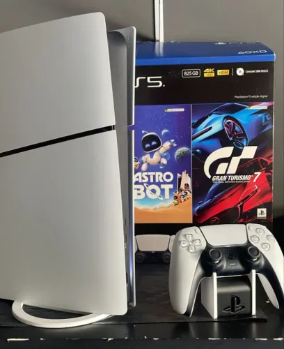PS5 SLIM DIGITAL EDITION 825GB SEMINOVO