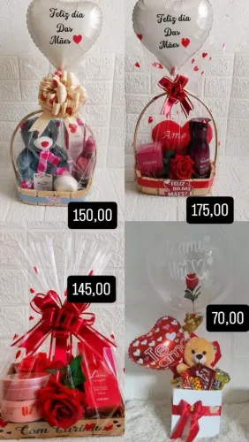 Kits e cestas dia das mães