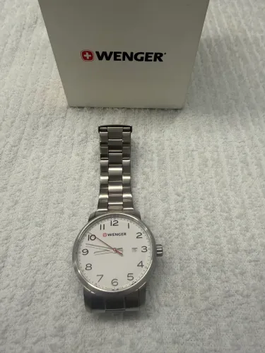 Relógio Suíço Wenger Inox Branco