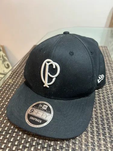 Boné Aba Reta New Era 9Fifty Original Fit Corinthians Futebol - Snapback - Adulto