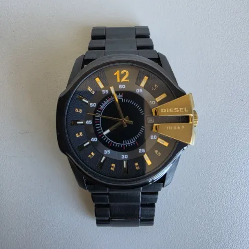 Relógio Masculino Diesel DZ-1209 Preto Super Conservado só Trocar Bateria