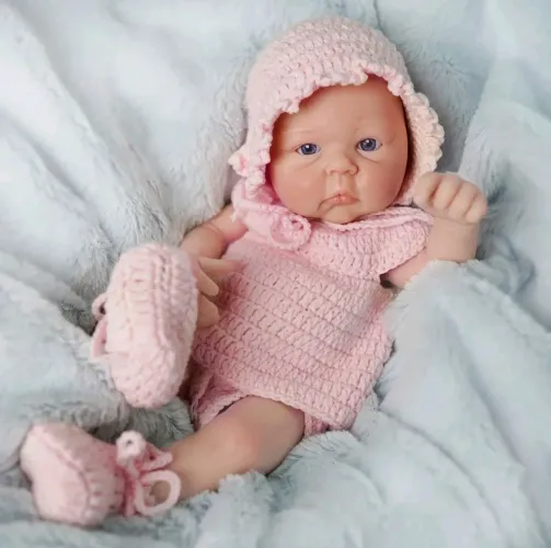 Boneca Bebê Silicone Sólido