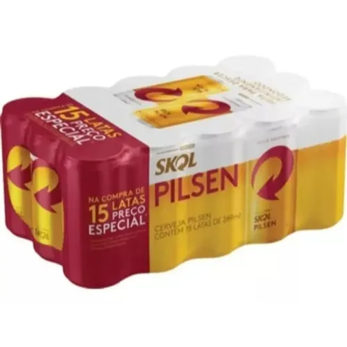 10CX CERVEJA SKOL 269ML PARA VENDE LOGO!