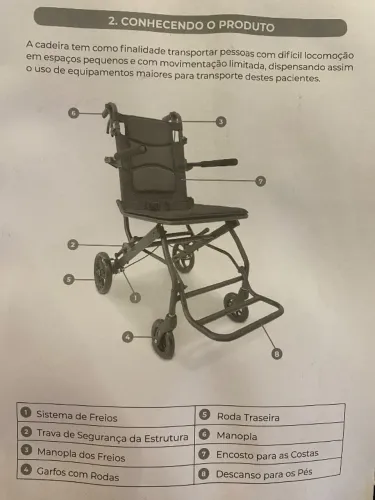 Cadeira de transporte