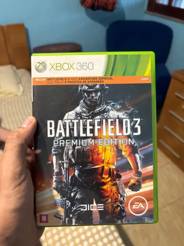 Jogo xbox 360 - battlefield 3 - premium edition