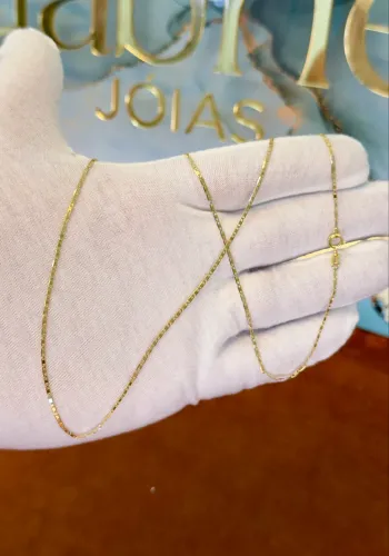 Cordão de ouro piastrine 2.6g NOVO !!!