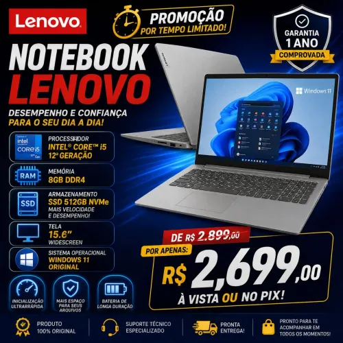 NOTEBOOK LENOVO CORE i5 12a ZERO