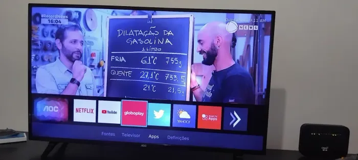 TV 43 polegadas Aoc ( com controle remoto)
