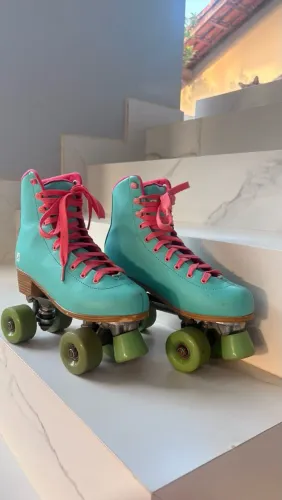 Patins oxer 4 rodas retrô