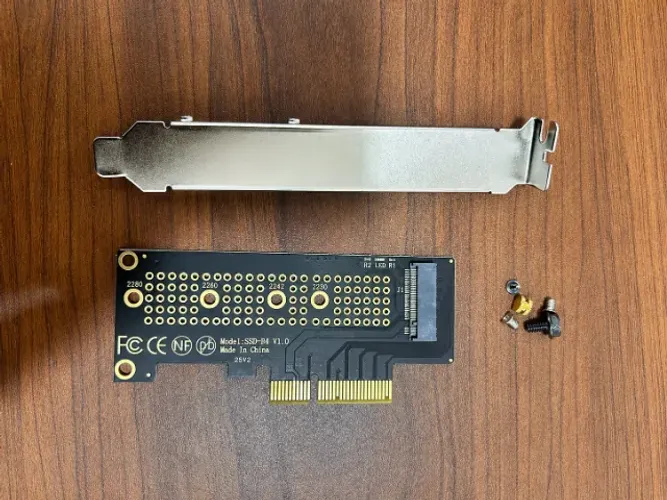 Placa adaptadora JEYI M.2 NVME SSD para PCIe 4.0 x4