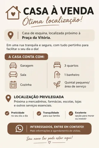 Vende-se casa em Boca da Mata - AL
