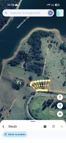 terreno 1000 m2 pé na água represa em Joanópolis SP