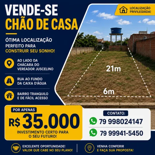 Terreno à Venda - 126 m² em Excelente Localização | R$ 35.000