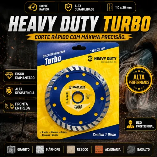 Diamantado Heavy Duty turbo