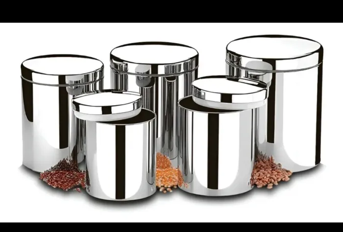Kit de Potes de Mantimentos Brinox com 5 peças