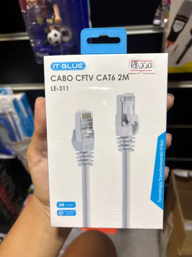 Cabo de Rede CAT6 RJ45 - 2M