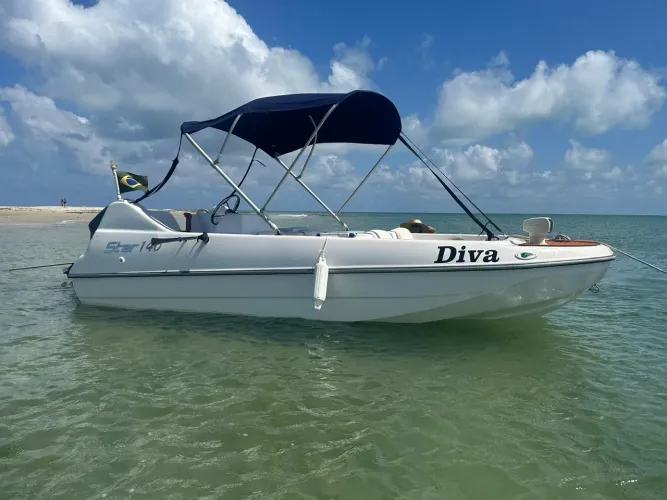 Lancha / barco star 2022 estado de Okm, com todos os opcionais 74h motor yamaha 4T.