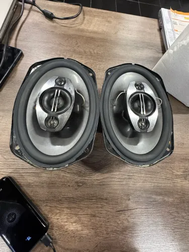 Alto falante pioneer ts-a6983s suspensão e terminais nova bobina original e tweteres 
