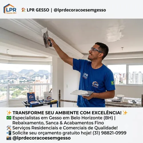 Gesseiro em Belo Horizonte e grande BH