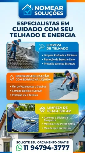 Impermeabilização de telhado industrial e comercial