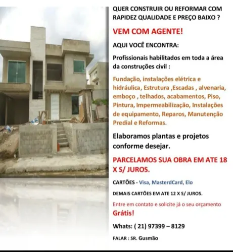 PEDREIRO & ELETRICISTA