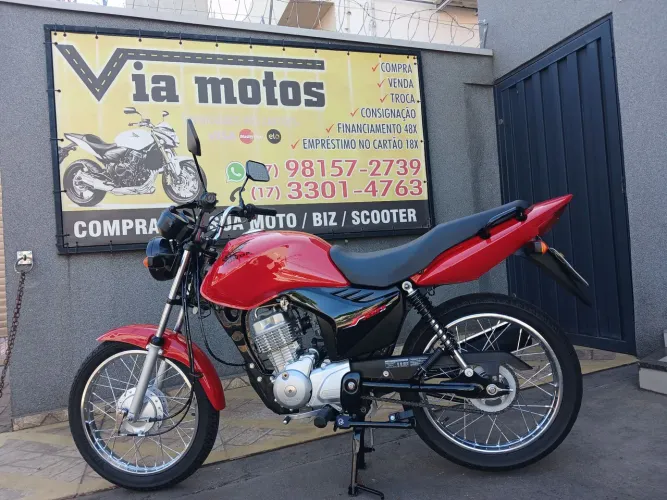 Cg 125 Fan Es Partida Elétrica moto impecável em até 18Xno cartão mais tarifas da operador