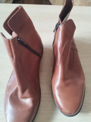 Bota de couro média - SOULIER - excelente estado - tamanho 36