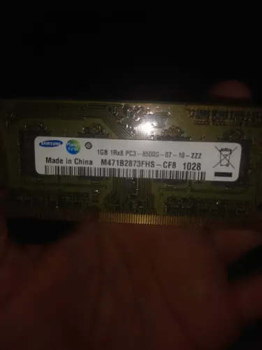 memoria de notebook 1 giga ddr3
