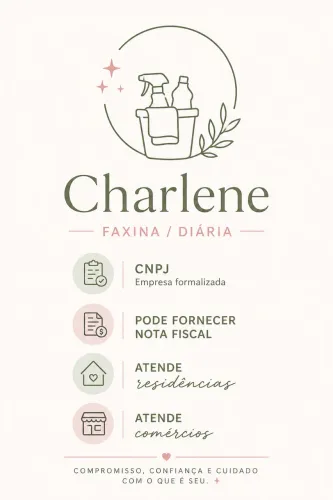 Diária|Faxina