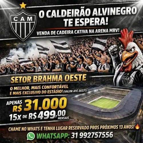 Cadeira Cativa Arena MRV
