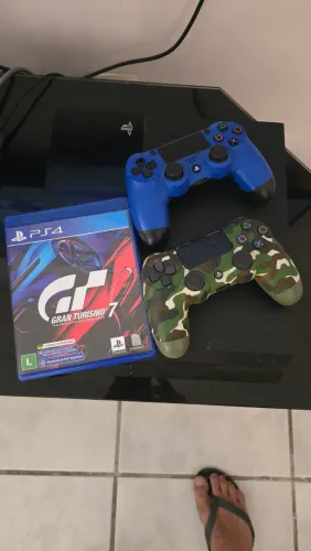 PS4 Fat 500Gb + 2 Controles e Jogo