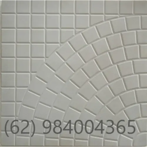 PISO CIMENTÍCIO ANTEDERRAPANTE 50X50X2,5 CM PARA COLOCAR SOBRE CALÇADA CIMENTICIO