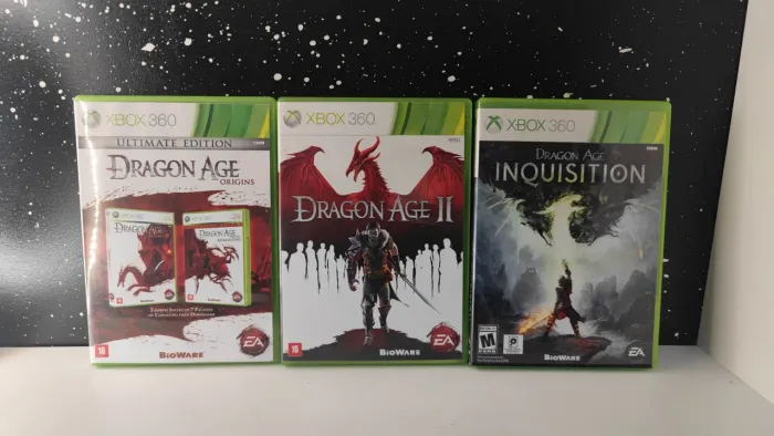 Trilogia dragon age do Xbox 360