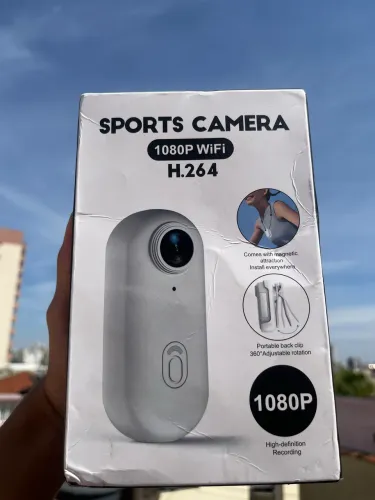 Mini Câmera De Ação 4k - Rotação De 360° E À Prova D'água :