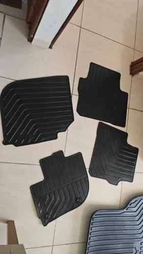Tapetes emborrachado e bandeja da mala emborrachada do Honda city sedan