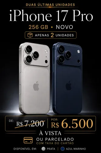Iphone 17 Pro novo