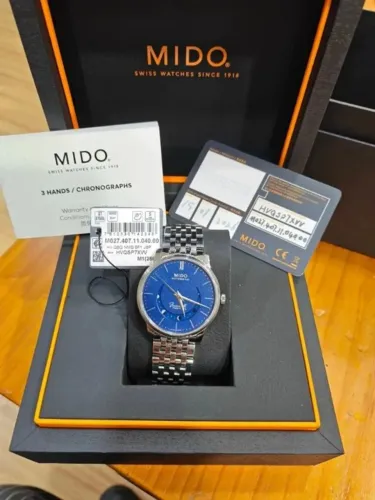 Relógio Mido Baroncelli Smiling Moon Gent 39 mm - Ref. M027.407.11.040.00